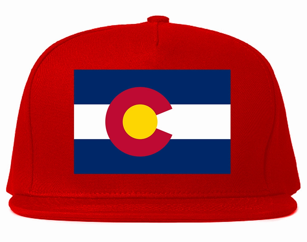Colorado State Flag CO Chest Mens Snapback Hat