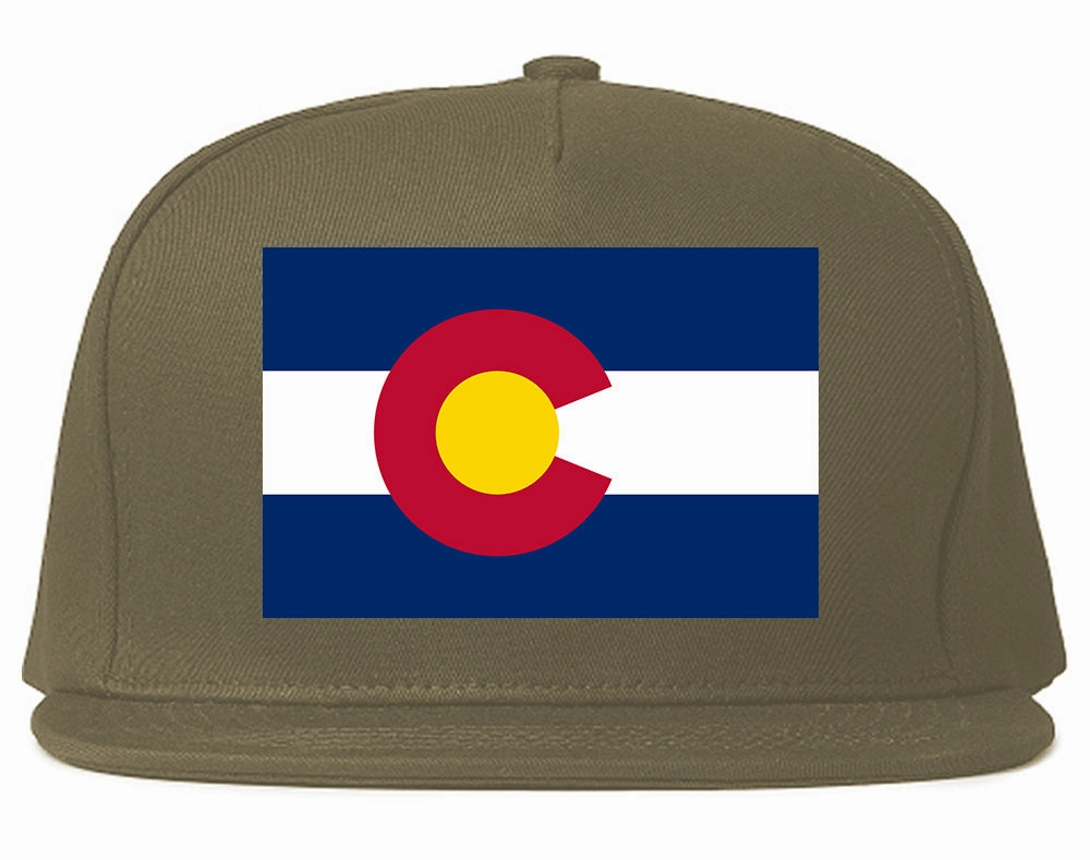 Colorado State Flag CO Chest Mens Snapback Hat