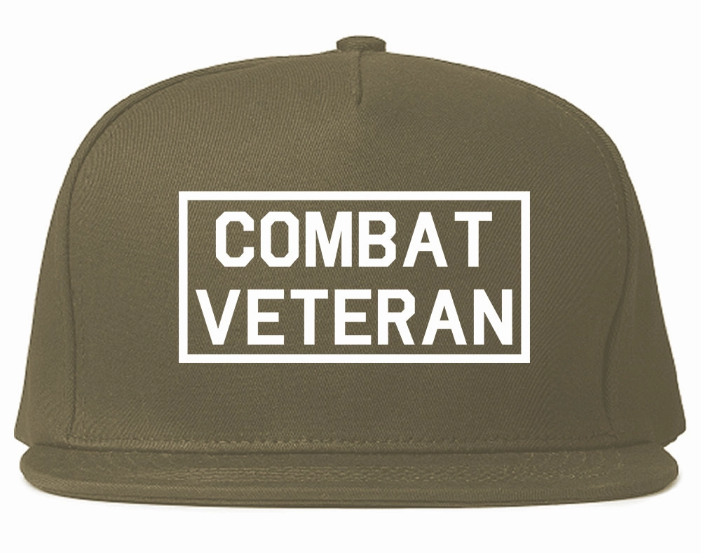 Combat Veteran Mens Snapback Hat