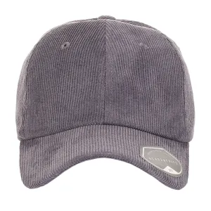 Corduroy Unstructured Curved Bill Adjustable Strapback Dad Hat Cap casual-dad-hat