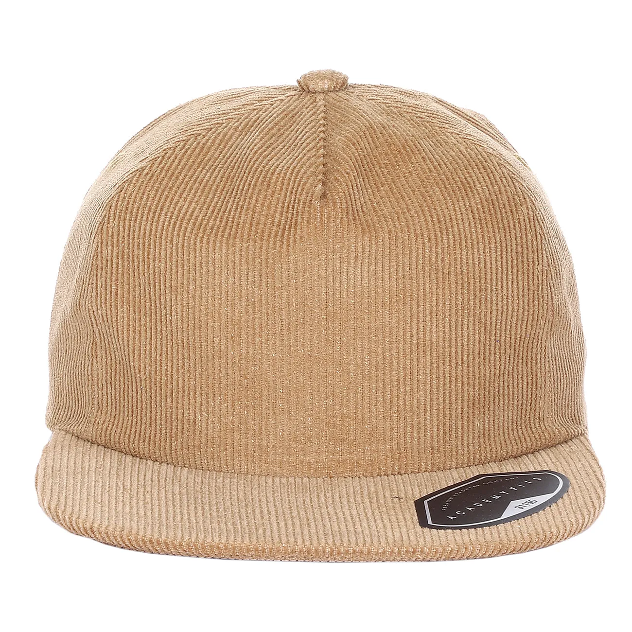 Corduroy Unstructured Flat Bill Adjustable Snapback Hat casual-dad-hat