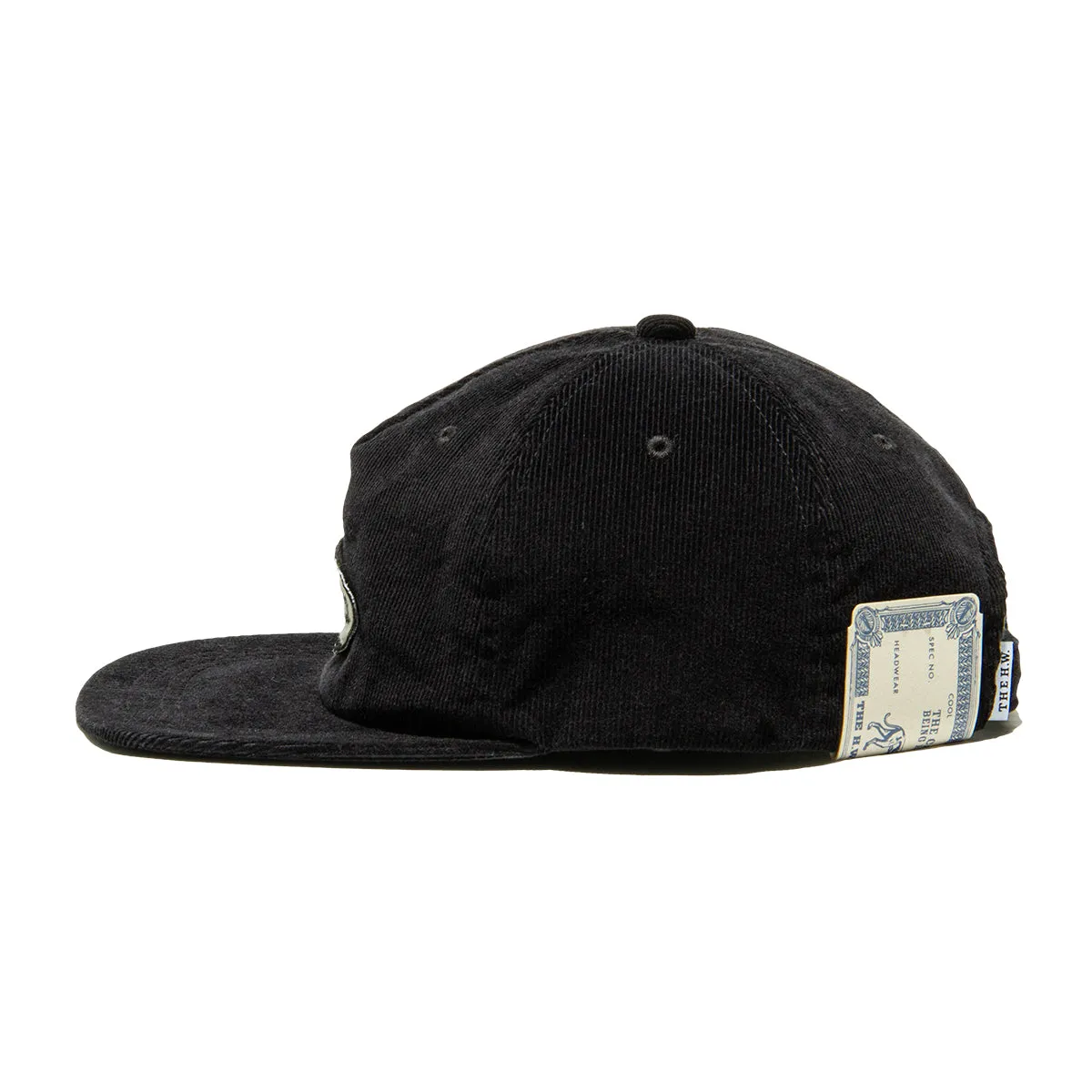 CORDUROY WORKERS CAP - Black