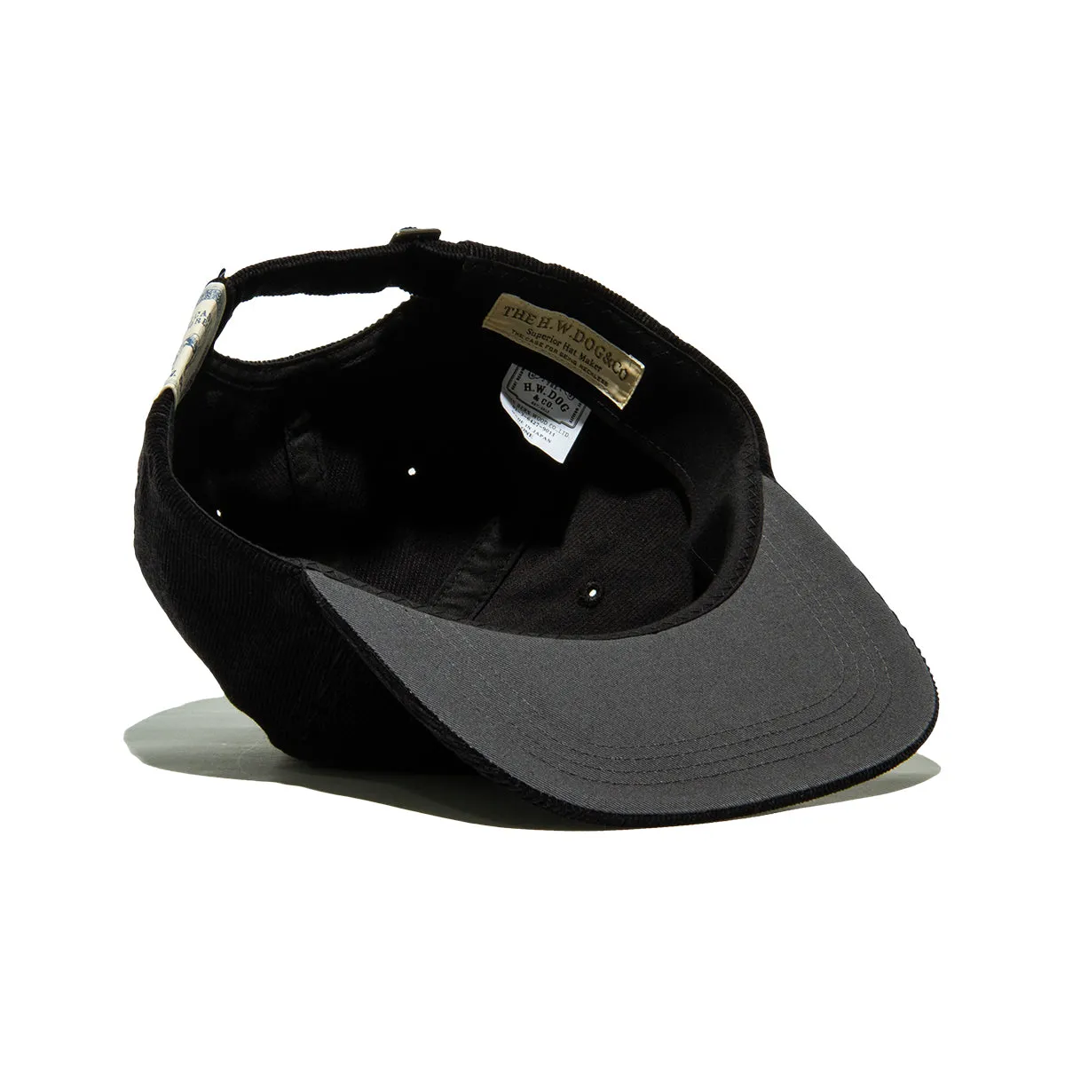 CORDUROY WORKERS CAP - Black