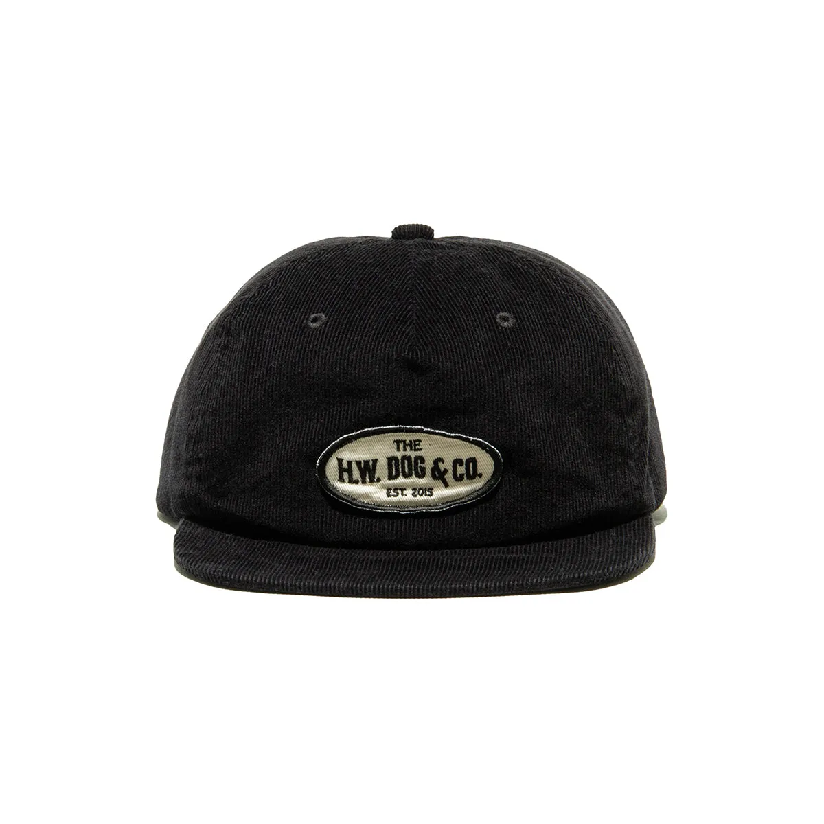 CORDUROY WORKERS CAP - Black