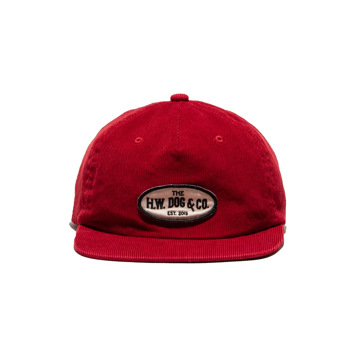 CORDUROY WORKERS CAP - Red