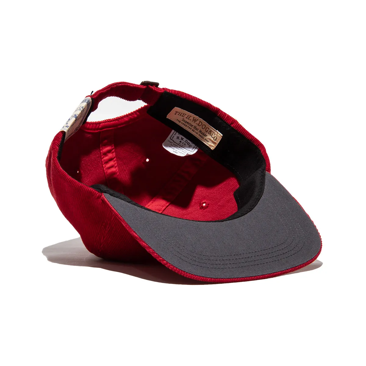 CORDUROY WORKERS CAP - Red