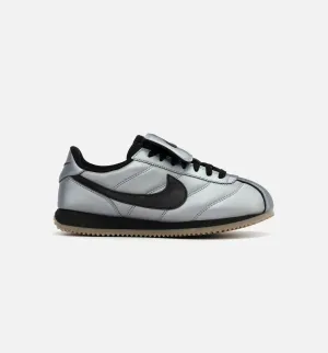 Cortez Leather SE Tiempo Pack Herren Lifestyle-Schuh - Metallisches Kühles Grau/Schwarz/Dunkelbraunes Gummi