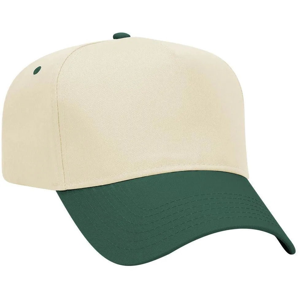 Cotton Blend Twill Five Panel Pro Style Baseball Cap casual-dad-hat