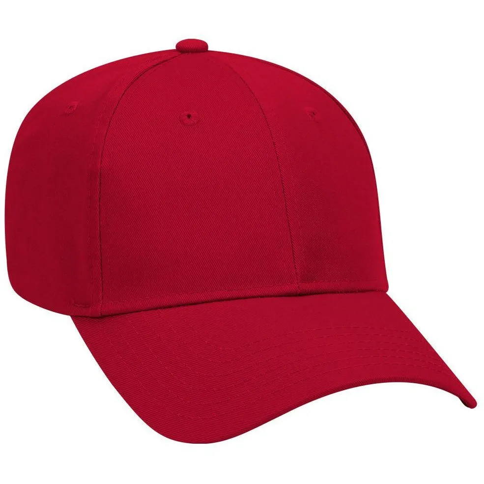 Cotton Blend Twill Six Panel Low Profile Snapback Baseball Cap casual-dad-hat