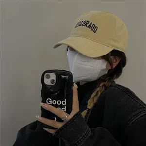 Cotton Letter Baseball Cap casual-baseball-cap