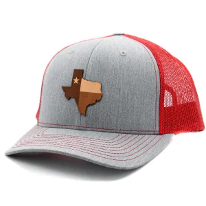 Cotton Row Texas Flag Patch Heather Grey Cap casual-baseball-cap