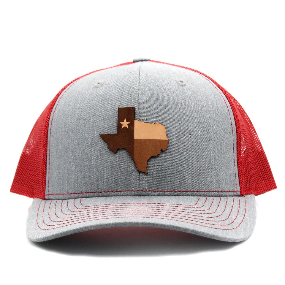 Cotton Row Texas Flag Patch Heather Grey Cap