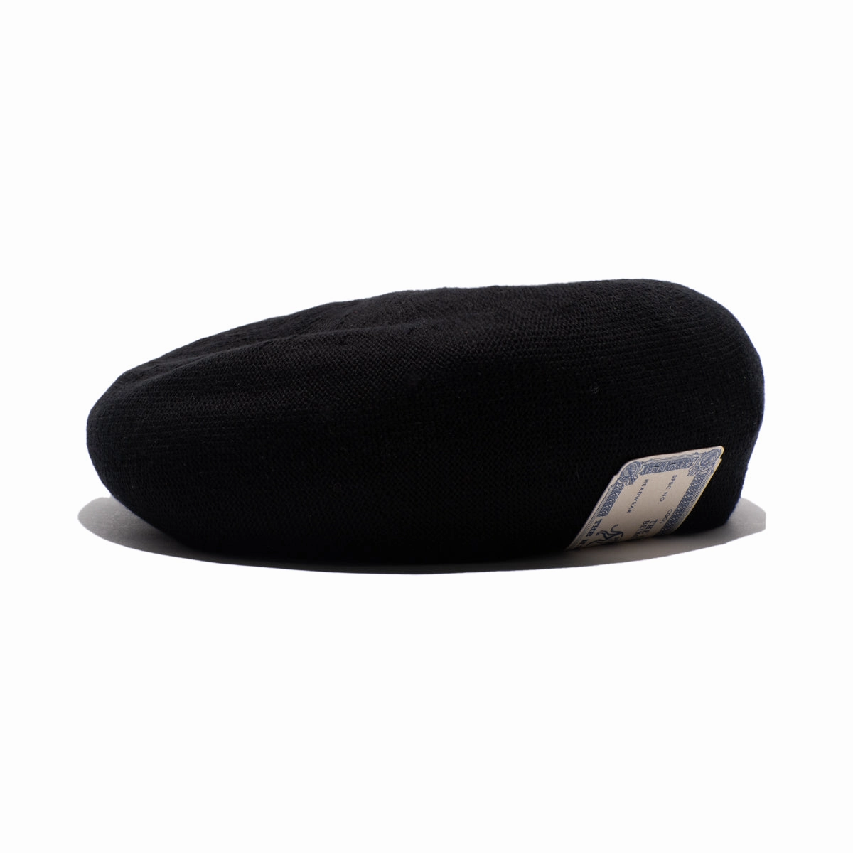 COTTON BASIC BERET - Black fashion-beret