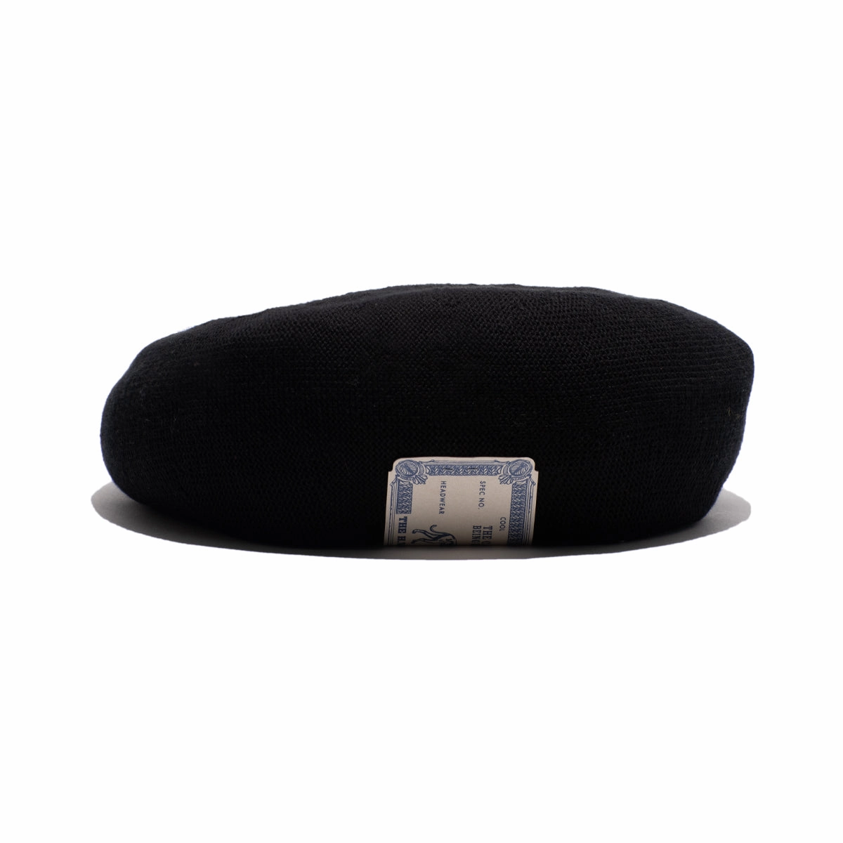 COTTON BASIC BERET - Black