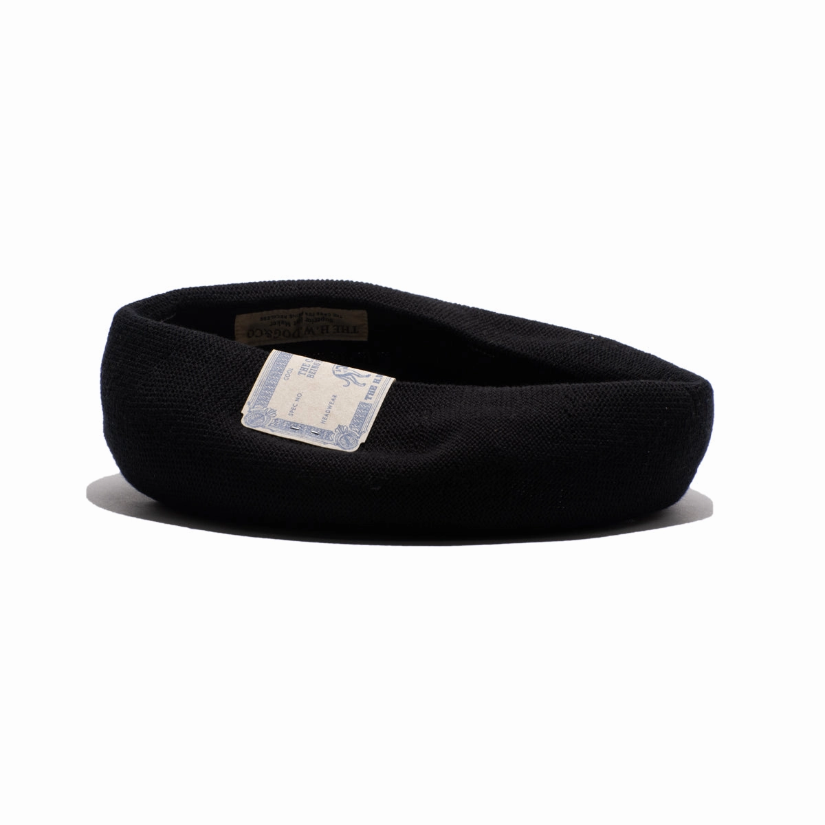 COTTON BASIC BERET - Black