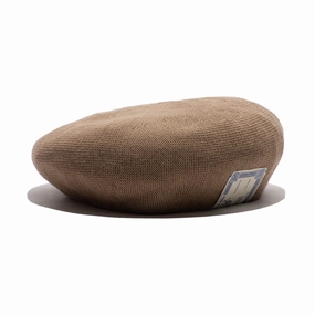 COTTON BASIC BERET - Moca fashion-beret