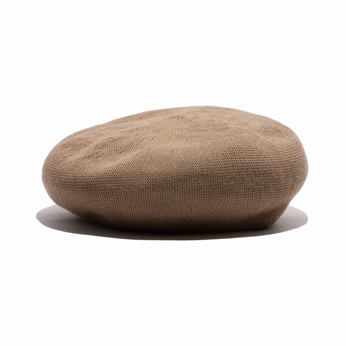 COTTON BASIC BERET - Moca