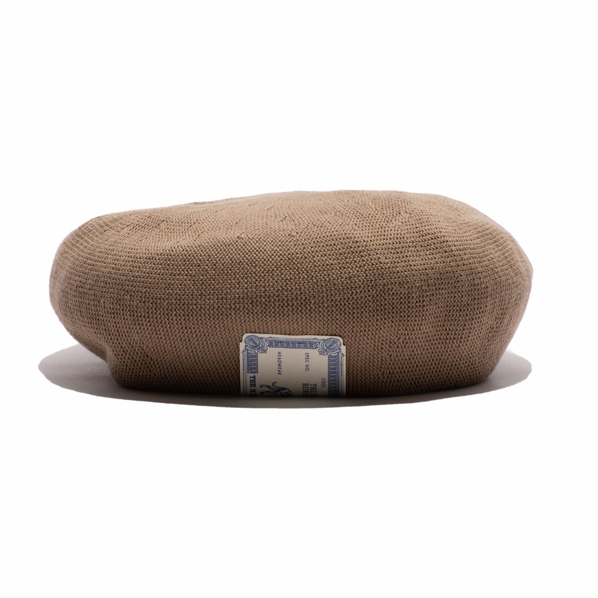 COTTON BASIC BERET - Moca