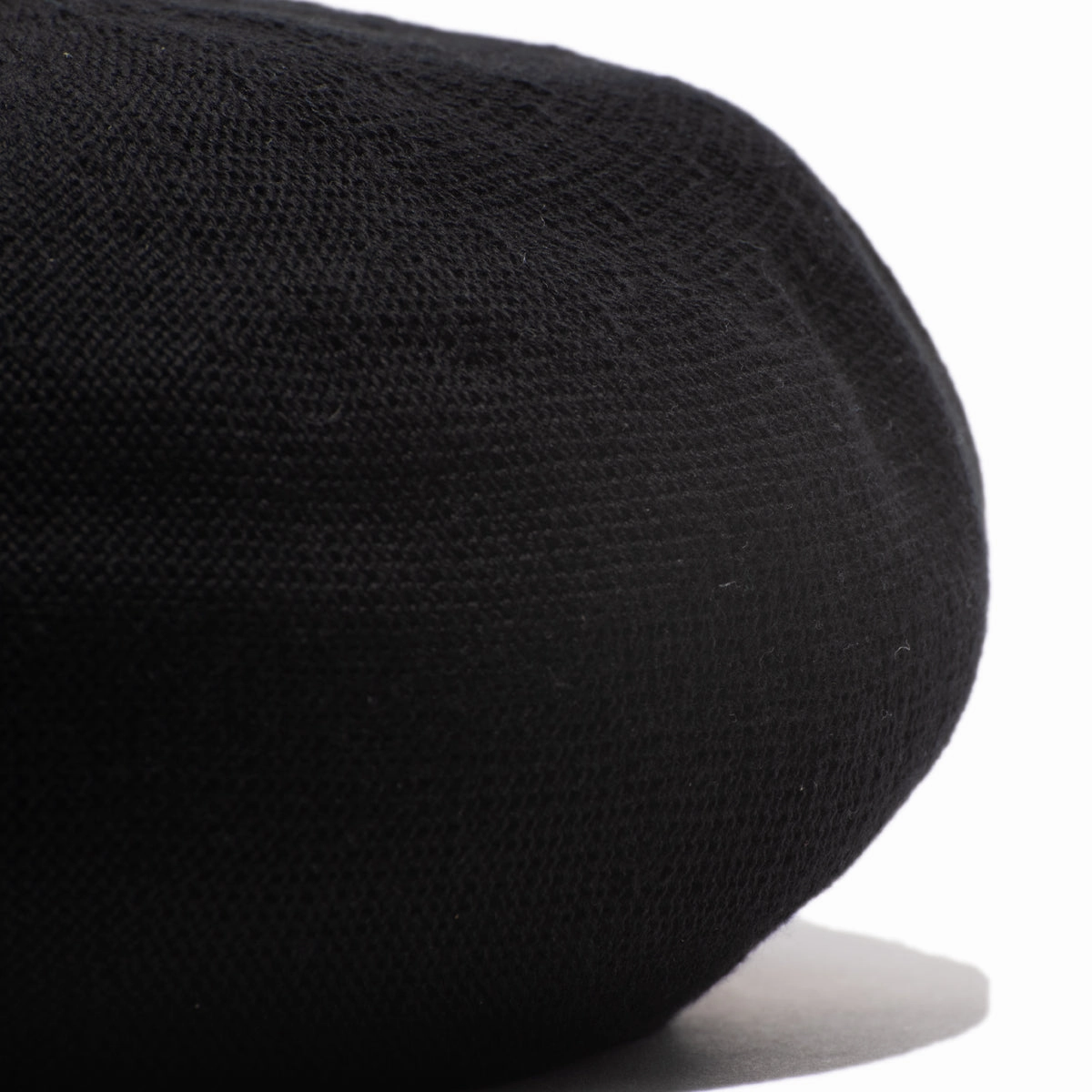 COTTON BIG BERET - Black