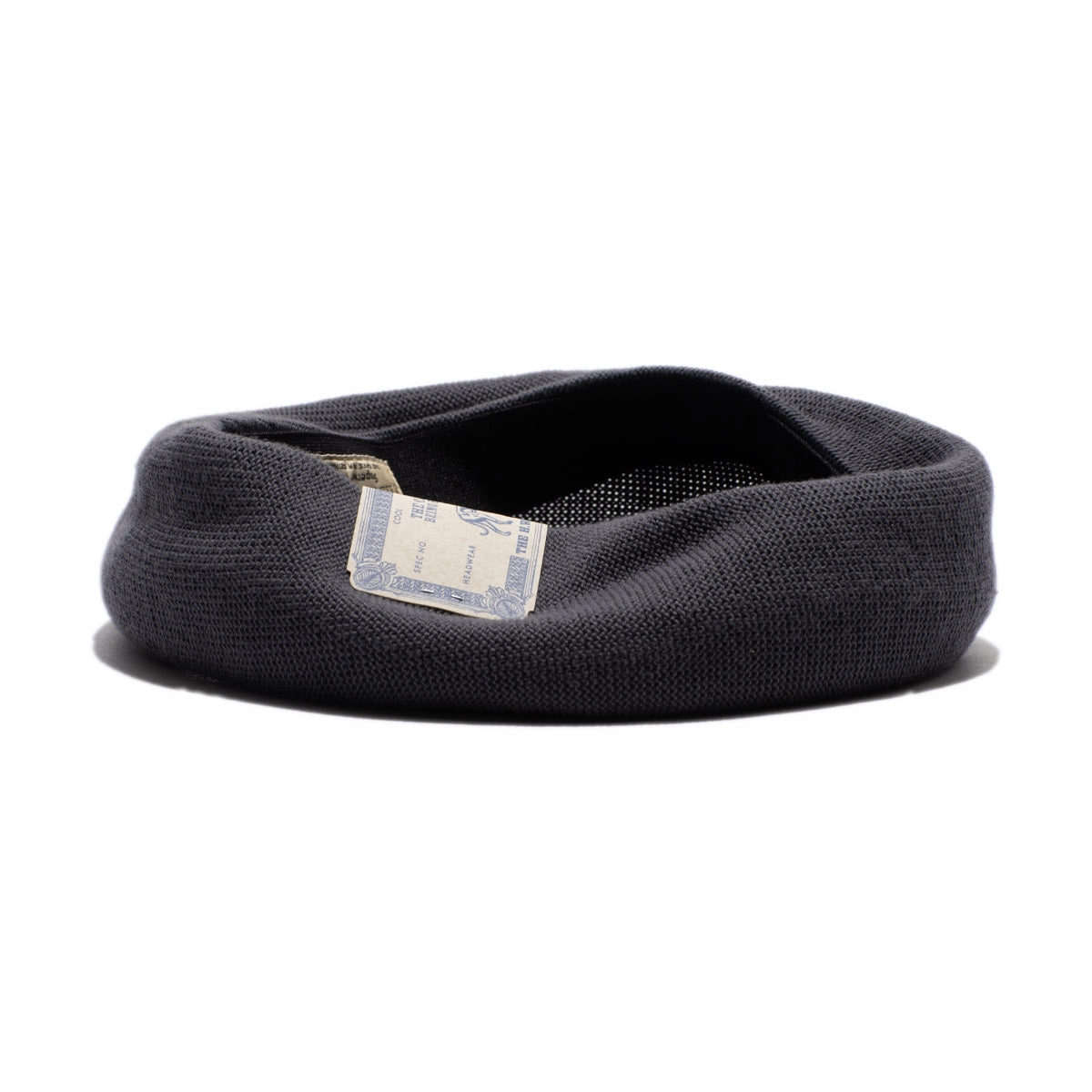 COTTON BIG BERET - Gray