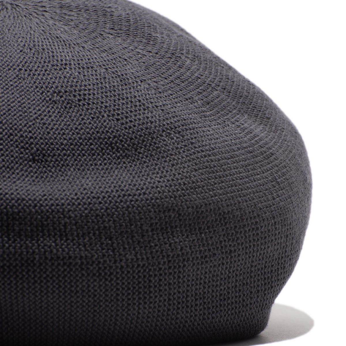 COTTON BIG BERET - Gray