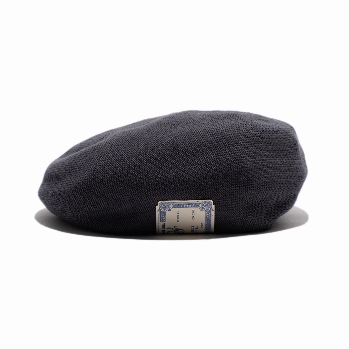 COTTON BIG BERET - Gray