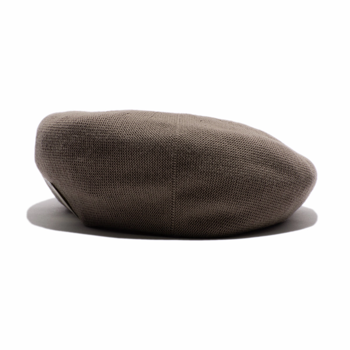 COTTON BIG BERET - Moca
