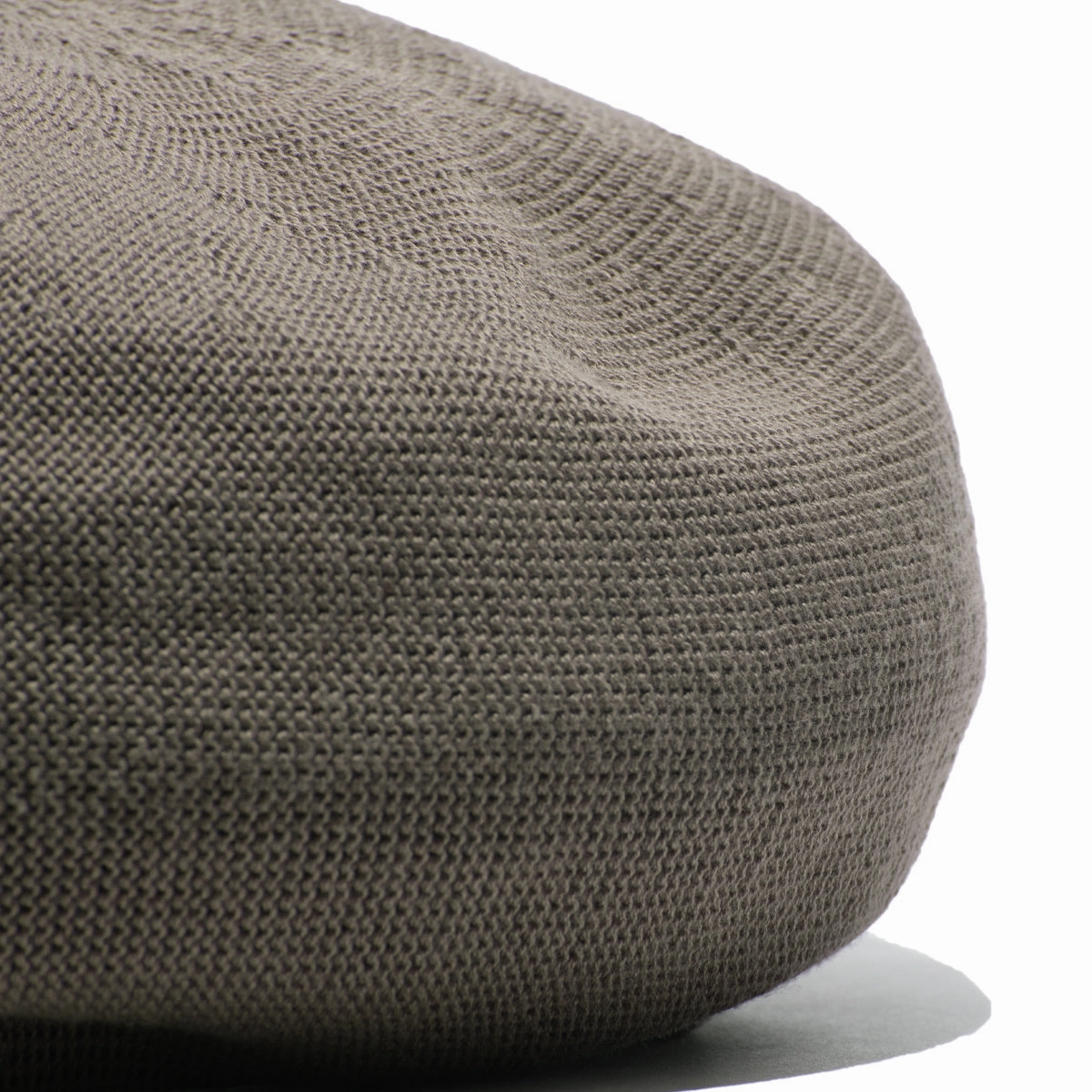 COTTON BIG BERET - Moca