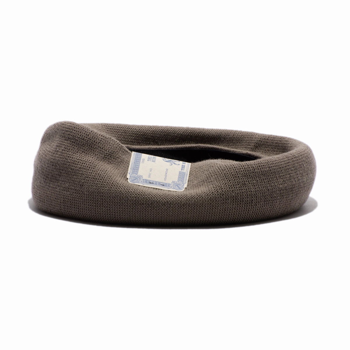 COTTON BIG BERET - Moca