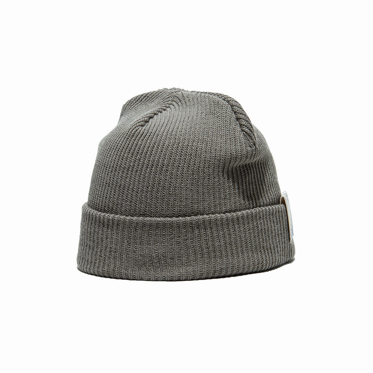 COTTON D WATCH - Gray winter-knitted-hat
