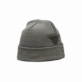 COTTON D WATCH - Gray winter-knitted-hat