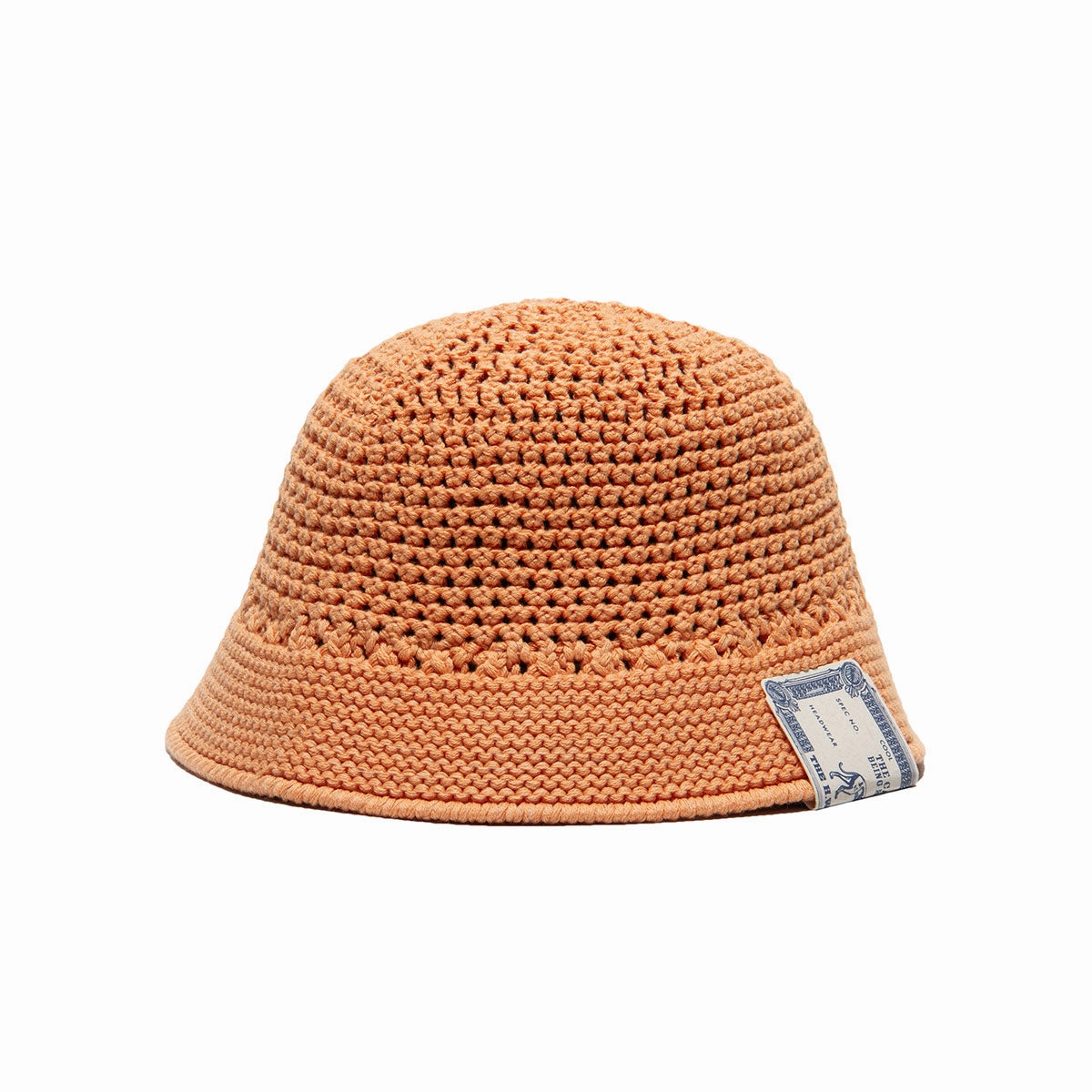 COTTON KNIT HAT - Orange spring-straw-hat