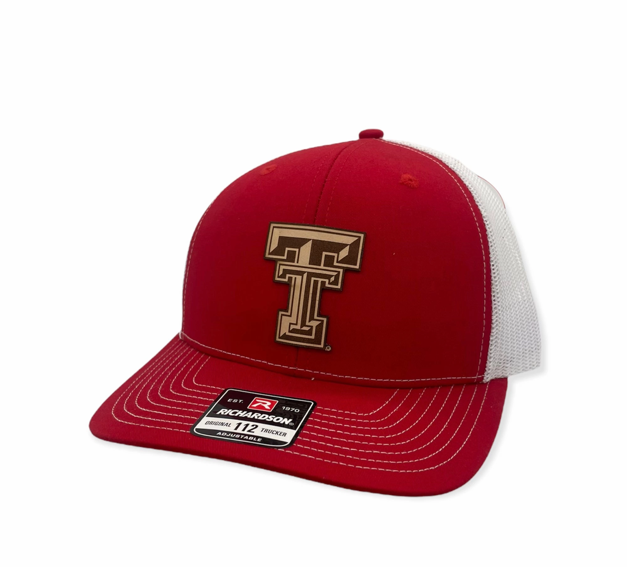 Cotton Row Leather Texas Tech Patch Cap casual-baseball-cap