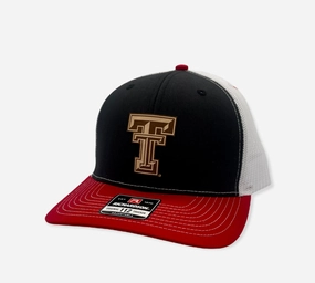 Cotton Row Leather Texas Tech Patch Cap casual-baseball-cap