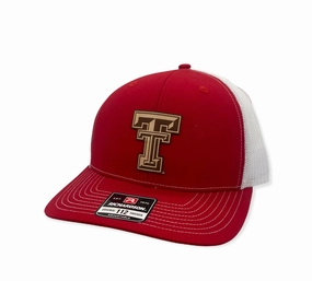 Cotton Row Leather Texas Tech Patch Cap casual-baseball-cap