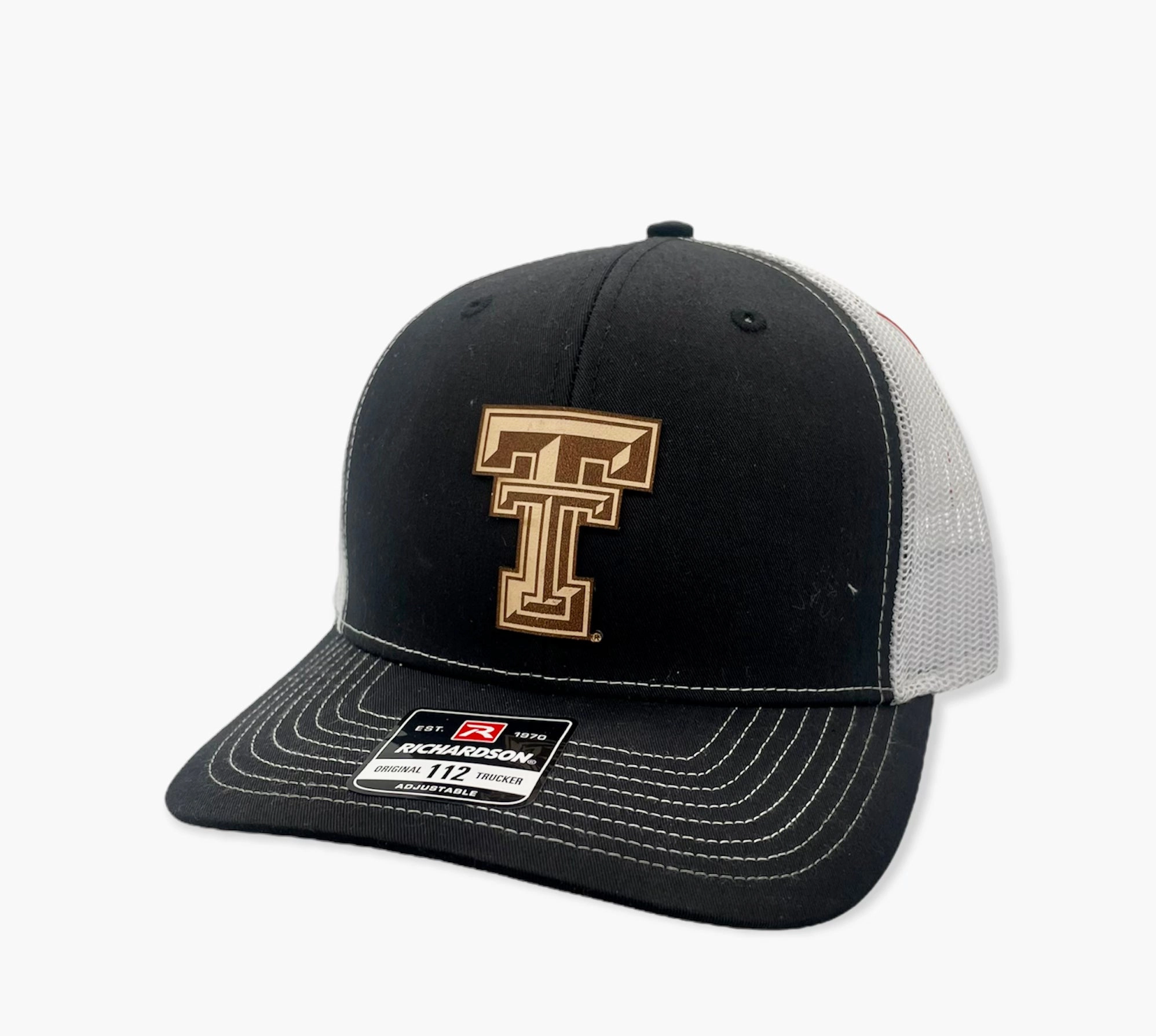 Cotton Row Leather Texas Tech Patch Cap casual-baseball-cap