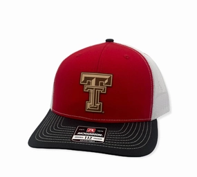 Cotton Row Leather Texas Tech Patch Cap casual-baseball-cap