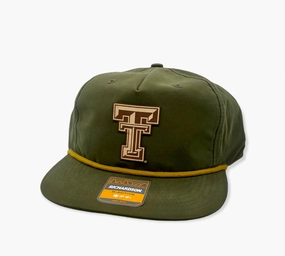 Cotton Row Leather Texas Tech Patch Rope Cap casual-baseball-cap
