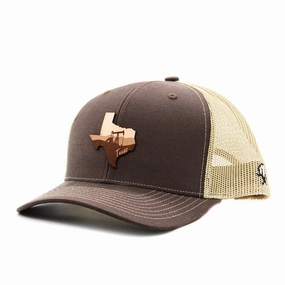 Cotton Row Texas Pumpjack Brown Cap casual-baseball-cap