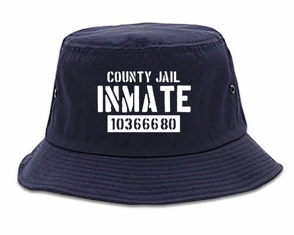 County Jail Inmate 666 Halloween Costume Mens Bucket Hat