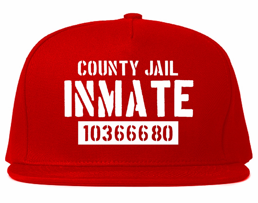 County Jail Inmate 666 Halloween Costume Mens Snapback Hat