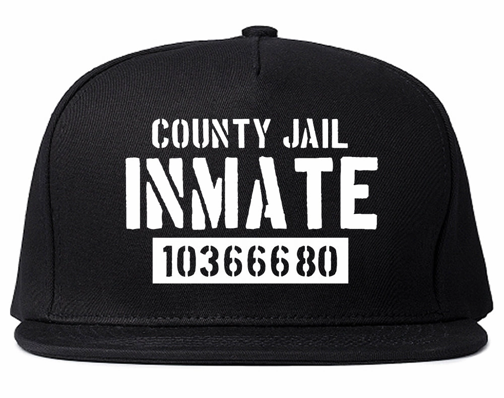 County Jail Inmate 666 Halloween Costume Mens Snapback Hat