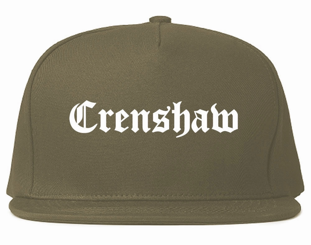 Crenshaw Old English California Snapback Hat