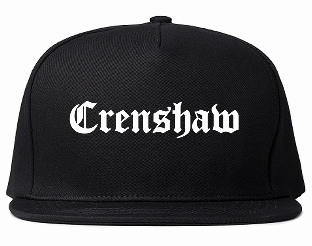 Crenshaw Old English California Snapback Hat