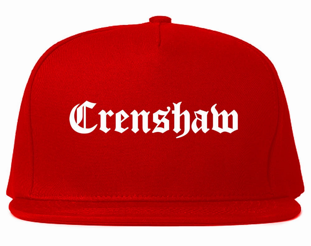 Crenshaw Old English California Snapback Hat