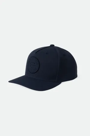 Crest C Netplus MP Snapback - Washed Navy/Washed Navy casual-dad-hat