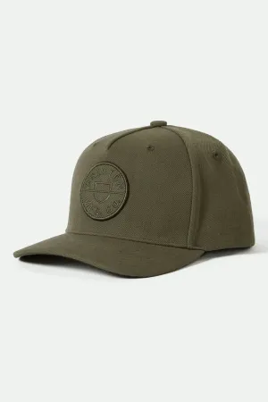 Crest Netplus Snapback - Ivy Green casual-dad-hat