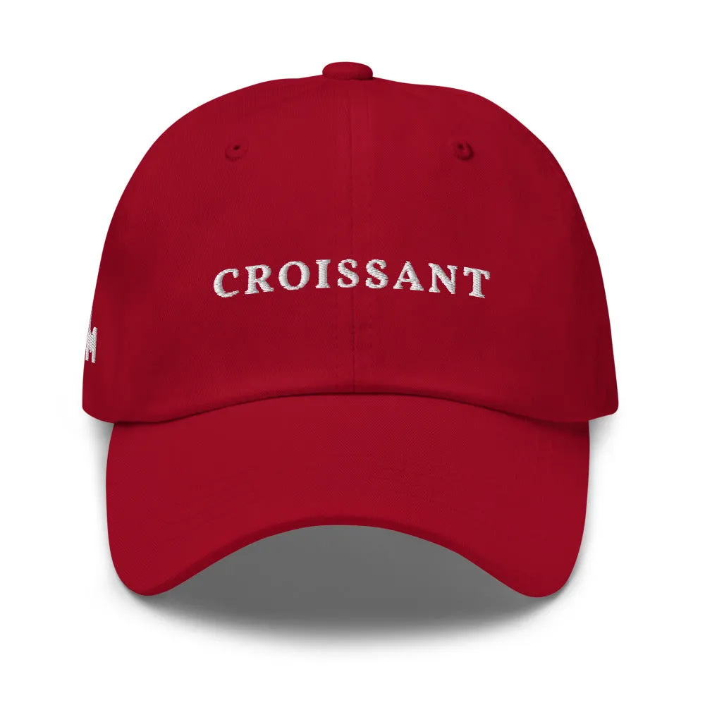 Croissant Cap White Font