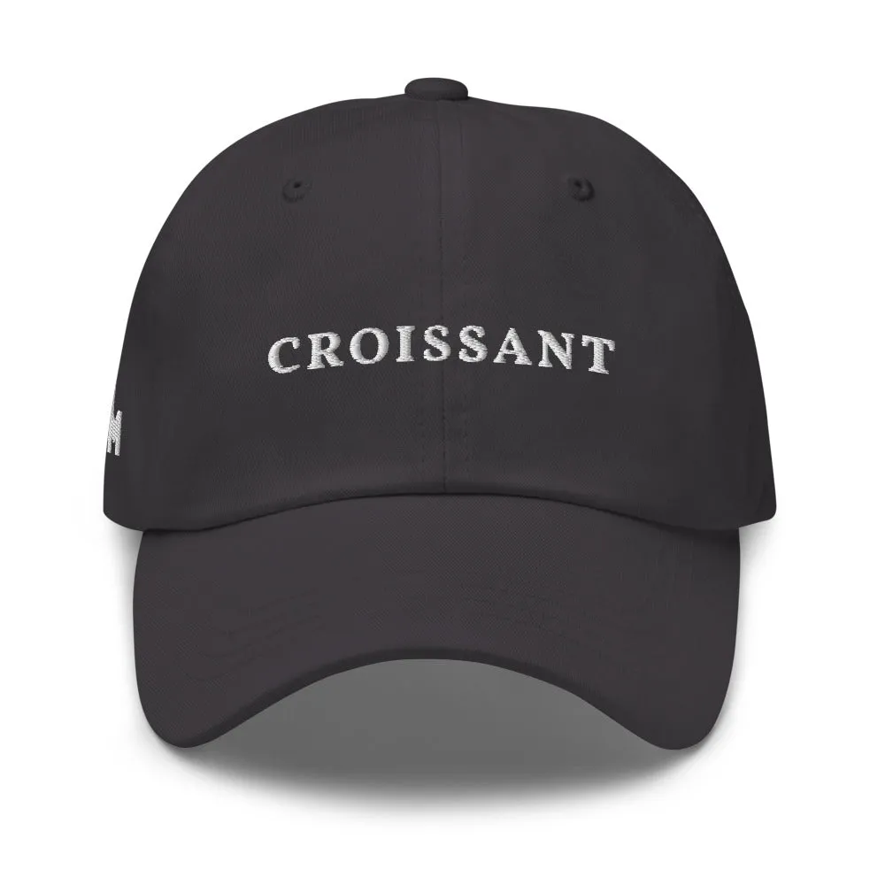 Croissant Cap White Font