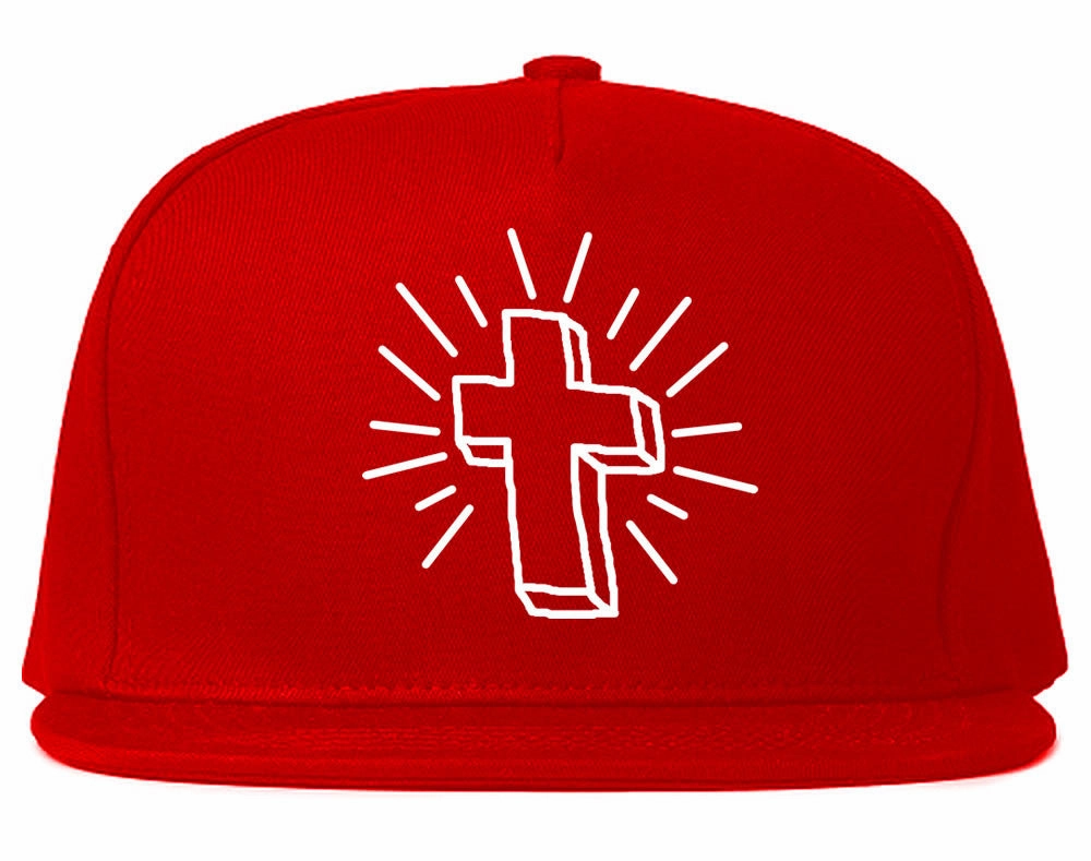 Cross of Praise Chest God Religious Snapback Hat